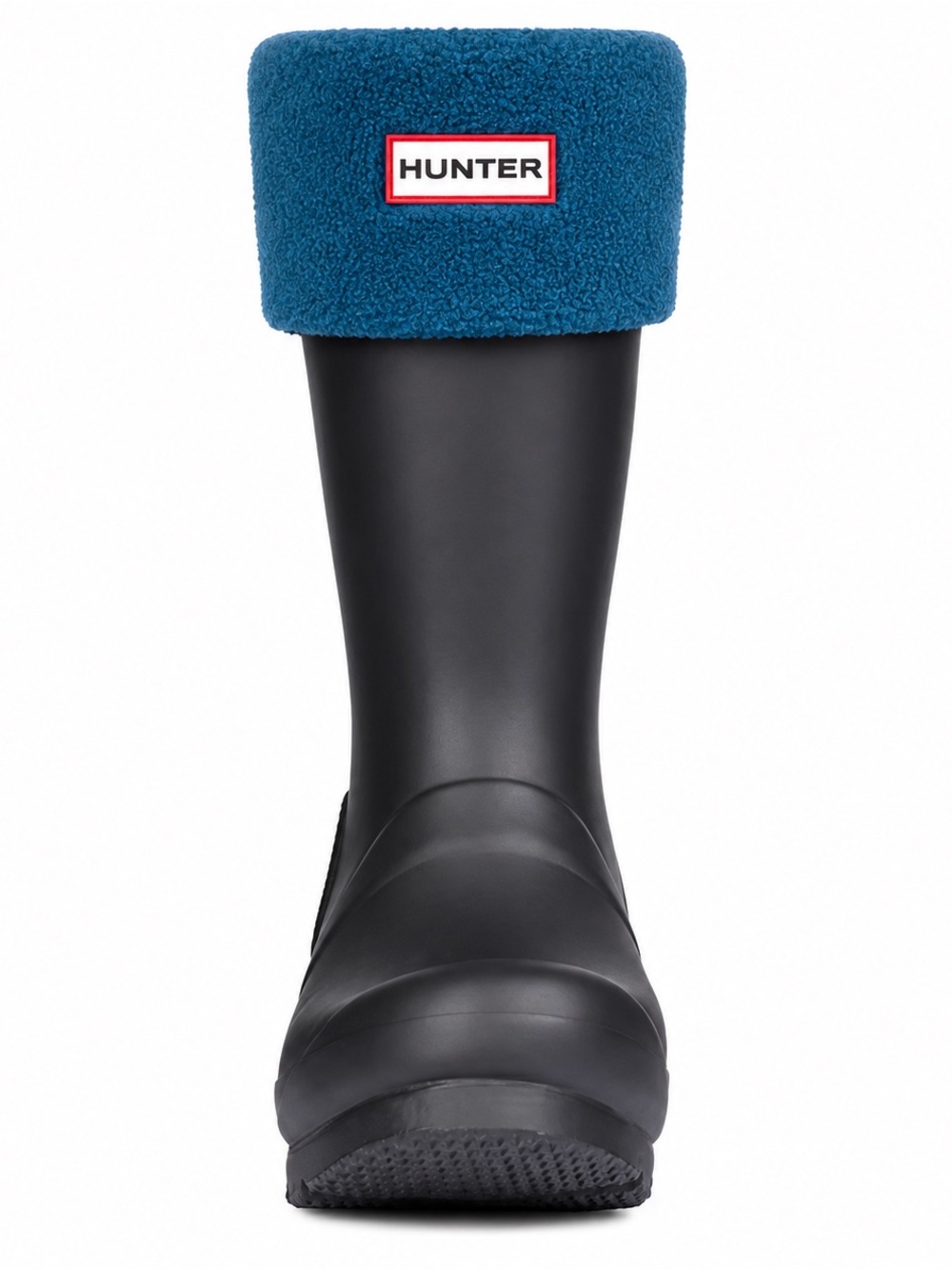 HUNTER Youth Unisex LARGE Blue Fleece Boots Socks Outdoor Winter Casual